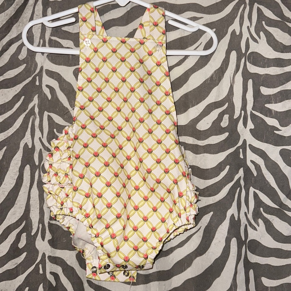 Toddler Girl Rose Romper
